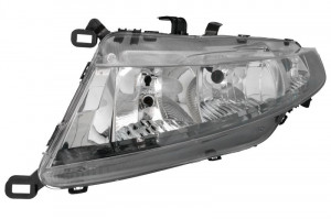 Far stanga (H1/H7, reglaj electric, cu motoras, fundal cromat) HONDA CIVIC 2005-2011 - Img 1