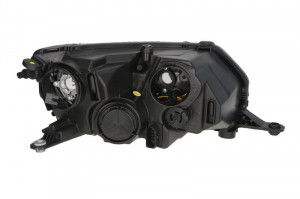 Far stanga (H15/H7, reglaj electric, cu motoras, fundal cromat) SKODA RAPID 2012-2017 - Img 2
