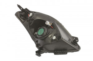 Far Stanga (H4, manual, fara motoras, culoare insertie: cromat, culoare semnalizator: transparent) potrivit SUZUKI SWIFT III - Img 2