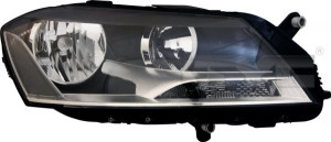 Far Stanga (H7/H7, electric, cu motor, culoare insertie: cromat/negru) potrivit VW PASSAT ALLTRACK B7, PASSAT B7 -12.14 - Img 3