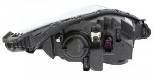 Far Stanga (halogen, H1/H7/PY21W/W5W, electric, cu motor, bec, culoare insertie: negru) potrivit FORD FIESTA V, FIESTA VI - Img 2