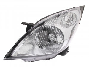 Far stanga potrivit CHEVROLET SPARK dupa 2010 - (H4, electric, fundal argintiu, Semnalizator argintiu)