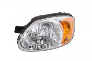 Far stanga potrivit HYUNDAI ACCENT II - (H4, electric, fundal cromat)