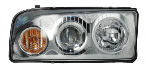 Far stanga potrivit MERCEDES O403 dupa 2003 - (H1, argintiu)