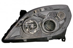 Far stanga potrivit OPEL SIGNUM, VECTRA C, VECTRA C GTS 2005-2008 - (H1/H7, reglaj electric, fundal cromat)