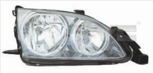Far stanga potrivit TOYOTA AVENSIS 2000-2003 - (H7, reglaj electric)