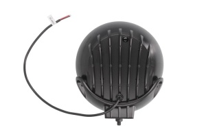 Far universal stanga/dreapta (faza lunga, LED, 12/24V, 3; 27W, diametru 220mm, alb, aluminiu, negru, lumini pozitie, lungime cablu: 500mm) - Img 2