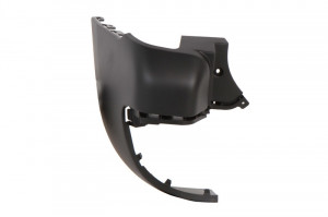 Flaps bara protectie Spate Stanga model cu usa din spate, negru, potrivit CITROEN BERLINGO, BERLINGO MULTISPACE, BERLINGO/MINIVAN; PEUGEOT PARTNER, PARTNER TEPEE, PARTNER/MINIVAN pana in 2012