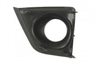 Grila bara cu locas lampa ceata, plastic potrivit TOYOTA COROLLA SDN E17 06.13-07.16 - Img 2