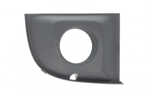 Grila bara Dreapta cu locas proiector, plastic, negru, TUV potrivit ABARTH 500 / 595 / 695, 500C / 595C / 695C; FIAT 500 dupa 2007 dupa 2007