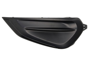 Grila bara fata Dreapta potrivit PEUGEOT 208 I, 208 II, 208/HATCHBACK dupa 2012 dupa 2015 - (plastic, negru)
