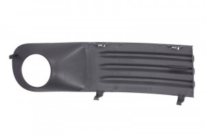 Grila bara fata Stanga cu locas proiector, plastic, gri potrivit VW MULTIVAN T5, TRANSPORTER T5 11.03-08.15 09.09-04.15 - Img 2