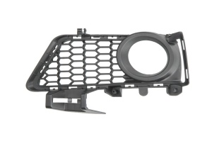 Grila bara fata Stanga potrivit BMW 3 (F30, F80), 3 (F31) 2011-2019 2011-2015 - (M-PAKIET, cu orificii proiector ceata, plastic, gri inchis)