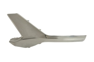 Grila bara fata stanga potrivit Hyundai SANTA FE IV TM 2020-2024 - plastic, gri deschis deschis