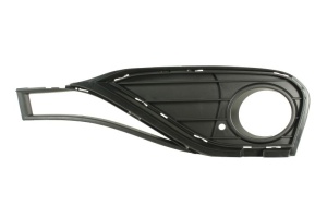 Grila bara fata stanga potrivita BMW 4 F32, F33, F82, F83, 4 GRAN COUPE F36 2013-2017 - plastic, negru, Partial inchis