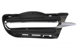 Grila bara Stanga cu locas LED, negru potrivit MERCEDES C C204, C T-MODEL S204, C W204 dupa 2007 2010-2013 - Img 2