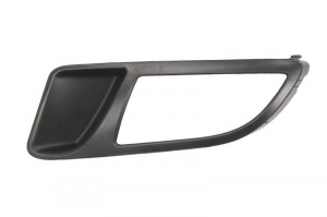 Grila bara Stanga cu locas proiector, plastic, negru, TUV potrivit FIAT BRAVO II 2006-2014 dupa 2006