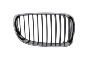 Grila radiator Dreapta potrivit BMW 1 (E81), 1 (E82), 1 (E87), 1 (E88) 1.6-3.0 2004-2013 pana in 2013 - (crom/negru, THATCHAM)