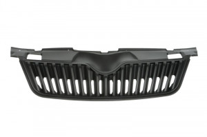Grila radiator gri inchis, potrivit SKODA FABIA II, ROOMSTER, ROOMSTER PRAKTIK 1.2-1.9D 2006-2015