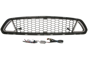 Grila radiator potrivit FORD USA MUSTANG 2.3/5.0 dupa 2015 2015-2018 - (negru)