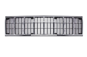 Grila radiator potrivit JEEP CHEROKEE, GRANDEER 2.1D-5.9 1979-2001 1988-1990 - (crom/negru)