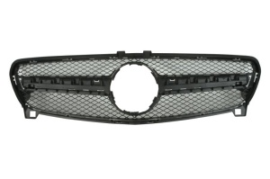 Grila radiator potrivit MERCEDES A-KLASA W176 2015-2018 - (negru-mat)