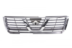 Grila radiator potrivit NISSAN PATROL GR IV, PATROL GR V 2.8D-4.8 1988-2003 - (Y61, crom/negru)