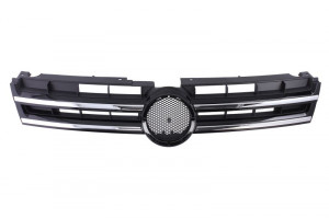 Grila radiator potrivit VW TOUAREG 3.0D-4.2D 2010-2018 pana in 2014 - (crom/gri) - Img 2