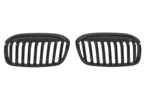 Grila radiator stanga/dreapta potrivit BMW 2 Active Tourer F45, F46 dupa 2018 - (set, M PERFORMANCE, negru lucios)