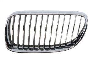 Grila radiator Stanga potrivit BMW 3 (E92), 3 (E93) 1.6-4.4 2006-2013 pana in 2013 - (convertibil; versiune coupe, crom/negru)