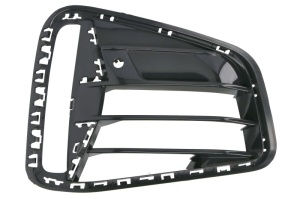 Grila ventilatie bara fata dreapta potrivit BMW 4 G22, G23, G82 Coupe dupa 2020 - (cu orificii senzor parcare, negru lucios, M Sport)