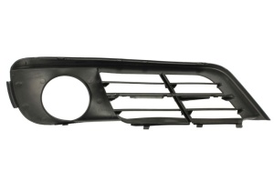 Grila ventilatie bara fata stanga potrivit BMW 5 GRAN TURISMO F07 2013-2017 - (cu orificii lampa ceata, plastic, negru) - Img 2