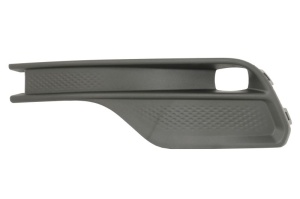 Grila ventilatie bara fata stanga potrivit JEEP COMPASS II dupa 2021 - (cu orificii lampa ceata, plastic, negru)