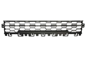 Grila ventilatie bara fata stanga potrivit SKODA OCTAVIA IV dupa 2019 - (mijloc, cu dungă acoperită cu crom, plastic, negru/crom)