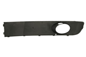Grila ventilatie bara protectie fata dreapta (cu găuri proiector ceață, negru-mat, MULTIVAN) potrivit VW TRANSPORTER T5 09.09-04.15 - Img 2