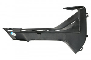 Grila ventilatie bara protectie fata dreapta (cu orificii lampa ceata, negru lucios, SPORT) potrivit BMW X1 F48 07.19-05.22 - Img 2