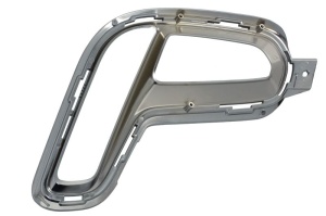 Grila ventilatie bara protectie fata dreapta potrivit DODGE DURANGO III dupa 2021 - (plastic, crom) - Img 2