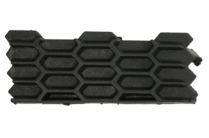 Grila ventilatie bara protectie fata potrivit NISSAN ALMERA II N16 Saloon 2003-2007 - (negru-mat)