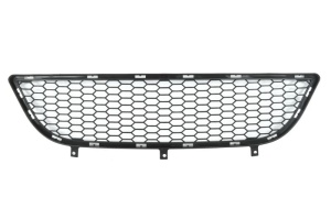 Grila ventilatie bara protectie potrivit BMW 3 E90, E91 2008-2012 - (mijloc, negru, pachet M)