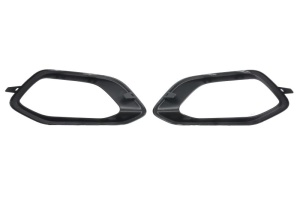 Grila ventilatie bara protectie potrivit CITROEN C4 III dupa 2020 - (2 buc. set, negru lucios) - Img 2