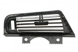 Grila ventilator habitaclu fata dreapta potrivit BMW 5 F10, F11 2009-2017 - (negru/crom) - Img 2