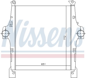 Intercooler (cabina joasa) potrivit IVECO EUROTRAKKER, STRALIS I, STRALIS II, S-WAY, TRAKKER I, TRAKKER II, T-WAY, X-WAY 8210.42K(TCA)-F3HGE611Z 01.93- - Img 3