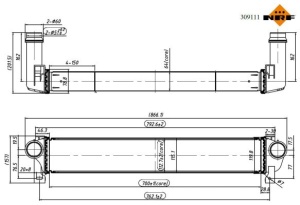 Intercooler potrivit JEEP CHEROKEE 2.0D/2.2D 04.14- - Img 3