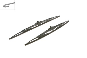 Lamela stergator fata (blister, 1 set=2buc) cadru cu spoiler NR. 584S TWIN 530/475mm - Img 4