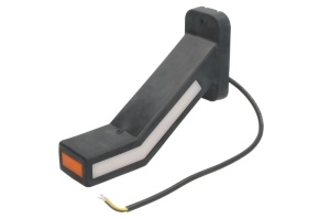 Lumina clarificare dreapta, portocaliu/rosu/alb, LED, suprafata, lungime cablu 400mm, cu brat lung, 12/24V (indicator dinamic; tip: neon; cu functie de semnalizator spate) potrivit ADR - Img 3
