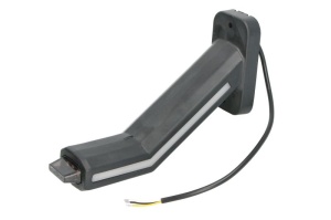 Lumina clarificare stanga, portocaliu/rosu/alb, LED, suprafata, lungime cablu 400mm, cu brat lung, 12/24V (cu functie de semnalizator spate, IP6K9K) - Img 3