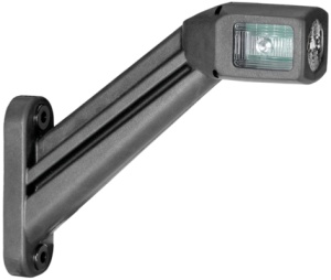 Lumina delimitare dreapta, portocaliu/rosu/alb, LED; latime 35mm, lungime cablu 500mm, 12/24V (IP6K9K) - Img 1