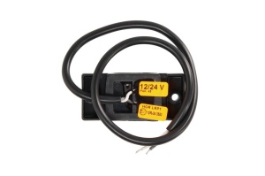 Lumina delimitare stanga/dreapta, alb, LED, inaltime 32mm; latime 71mm; adancime 18mm lungime cablu 450mm, fara prindere, 12/24V - Img 2