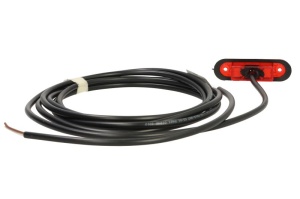 Lumina delimitare stanga/dreapta; POSIPOINT II, rosu, LED, inaltime 24,3mm; latime 81,4mm; adancime 20mm lungime cablu 3500mm, 12/24V (POSIPOINT II) - Img 2