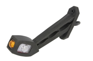 Lumina delimitare stanga, portocaliu/rosu/alb, LED, inaltime 167mm; latime 35,5mm; adancime 178mm lungime cablu 350mm, pe brațul lung, 12/24V - Img 3